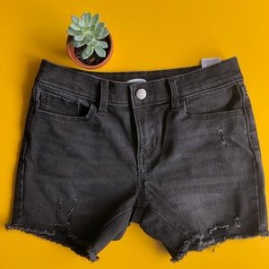 OLD NAVY Black denim shorts - Size 12